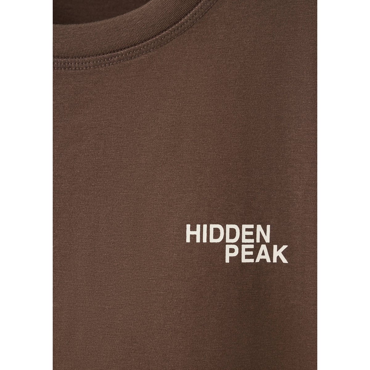 T-shirt 100 % coton imprimé marron, MANGO TEEN