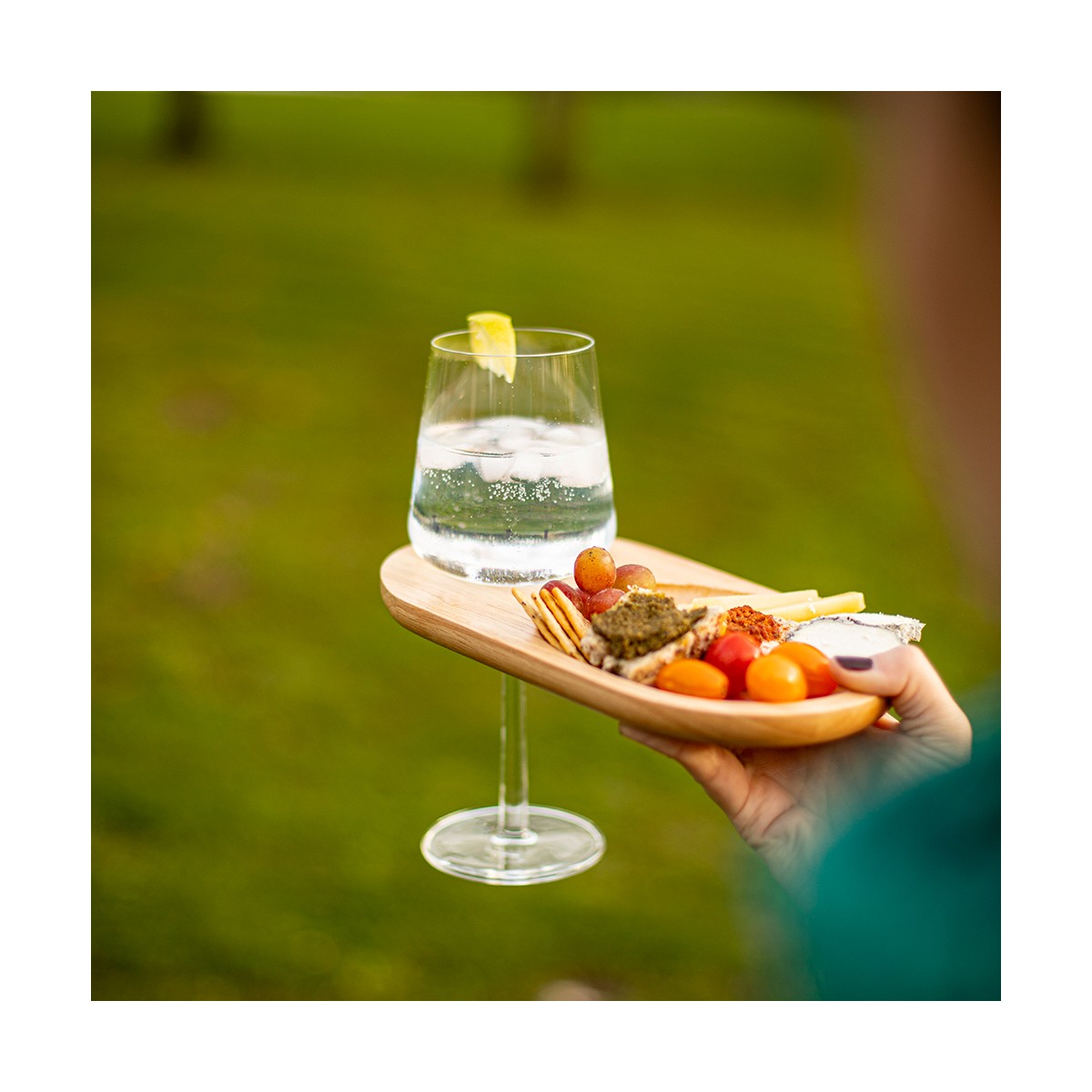 Planche apéritif 2 en 1 beige, LIVOO