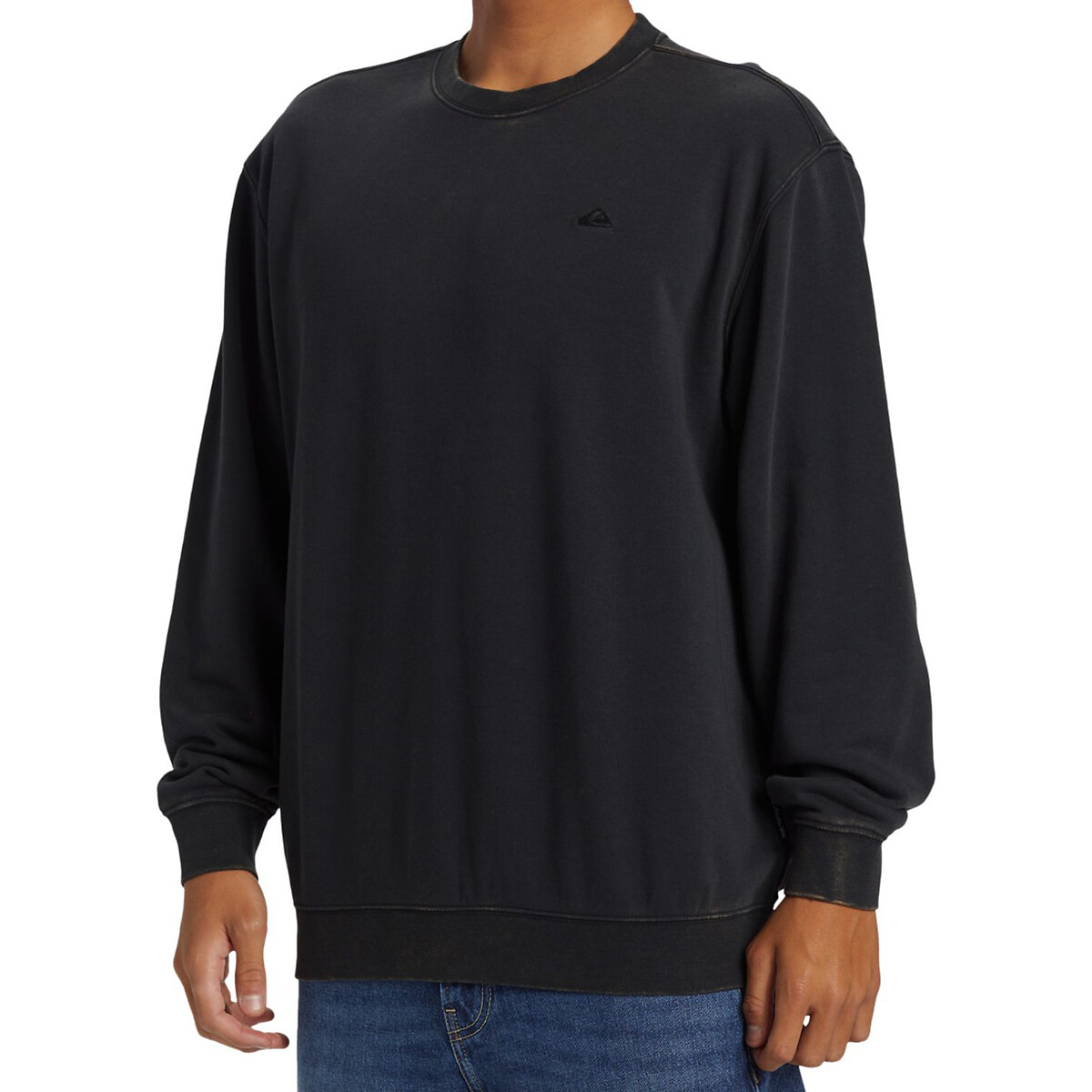 Sweat col rond noir, QUIKSILVER
