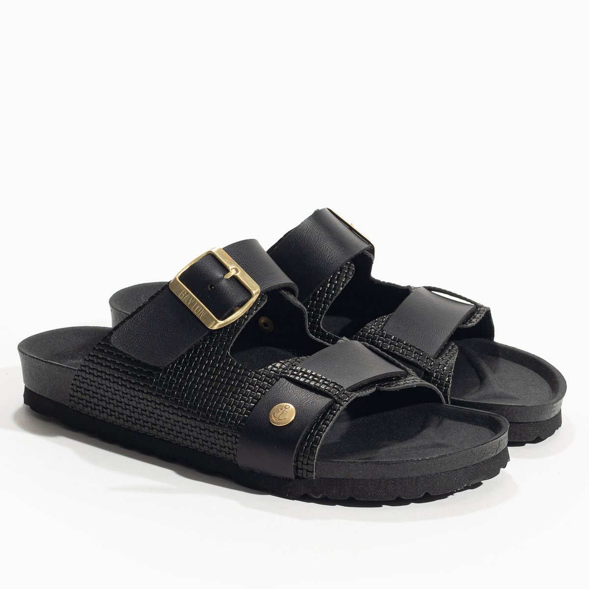Sandales Vegan NARNIA noir, BAYTON