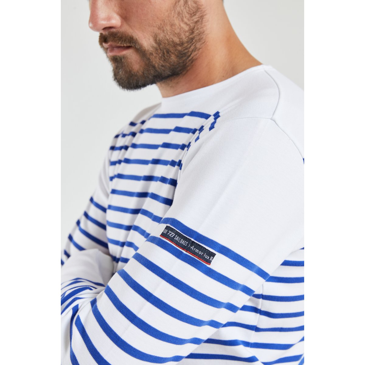 Marinière Homme 29 727 Sailbags 727 SAILSBAG blanc/etoile 56, ARMOR-LUX