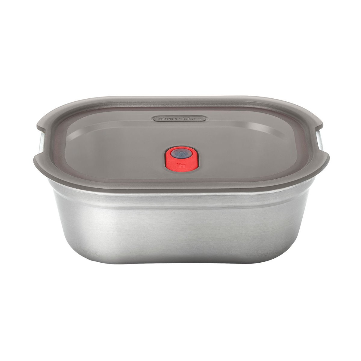 Boite repas 3 en 1 taille s en acier inoxydable micro ondable couleur unique, BLACK + BLUM