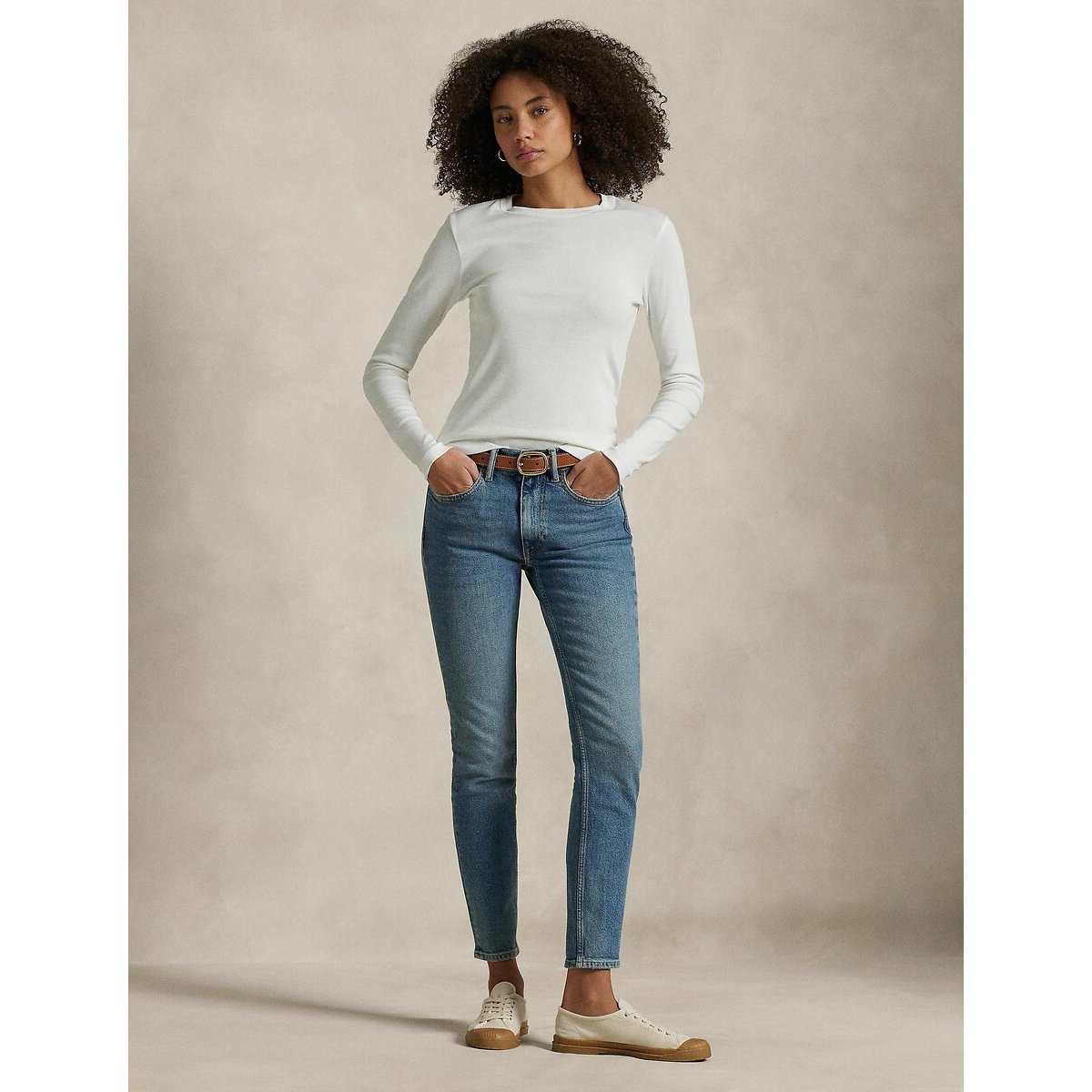 Verwassen skinny jeans verwassen lichtblauw, POLO RALPH LAUREN