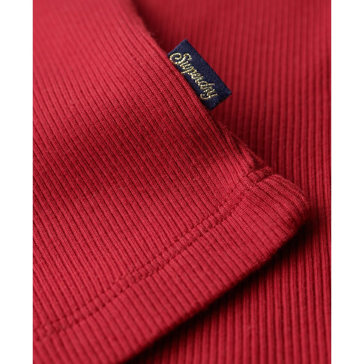 Débardeur avec liseré en dentelle Athletic Essentials rouge barndoor, SUPERDRY