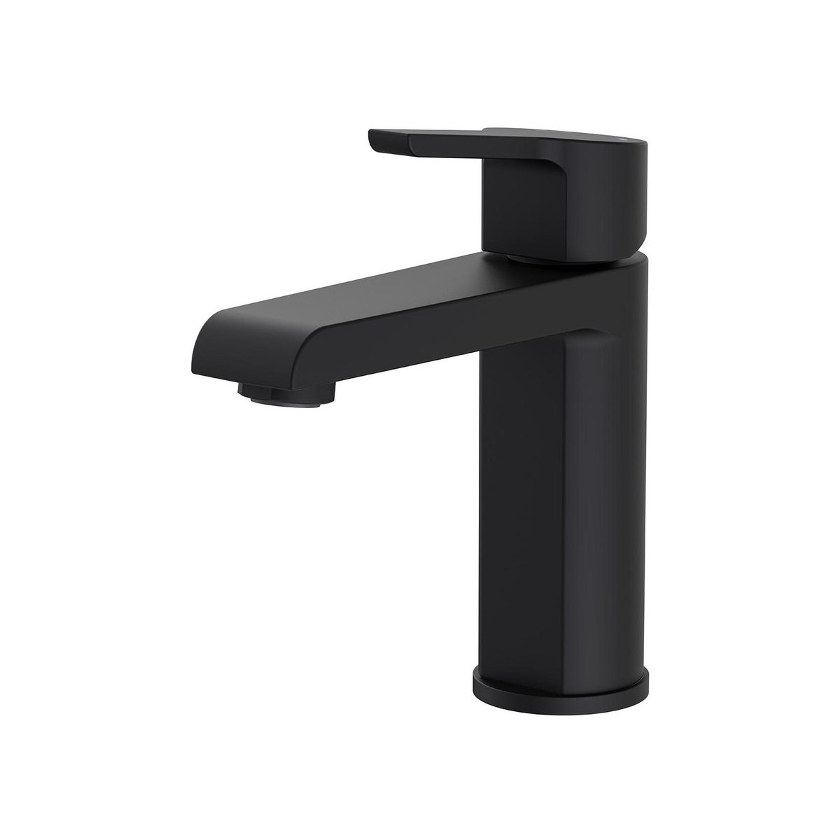 Robinet salle de bain mitigeur bec bas Neto noir, MOB IN
