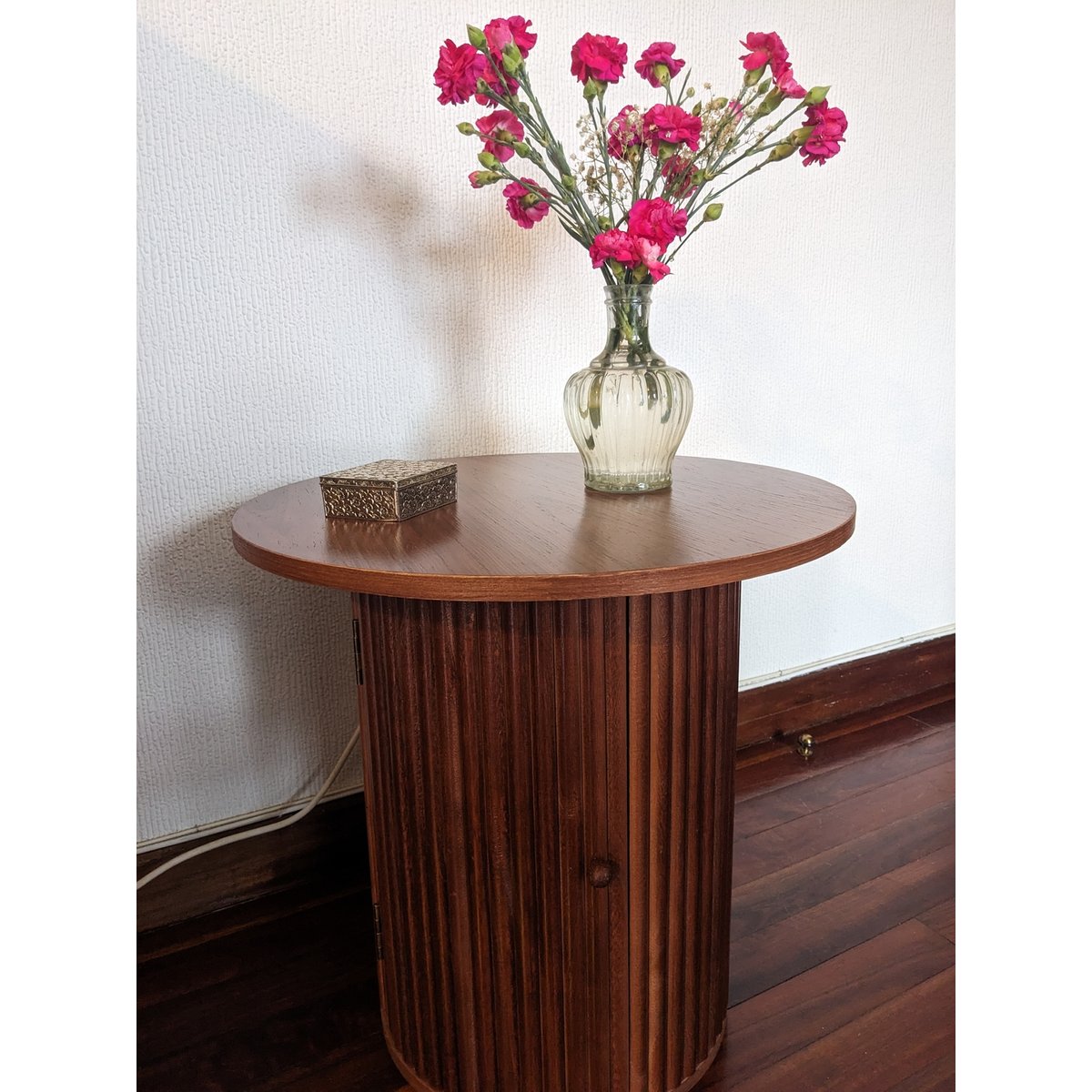 Table d'appoint, bois massif, TRINIDAD noyer, NORDLYS