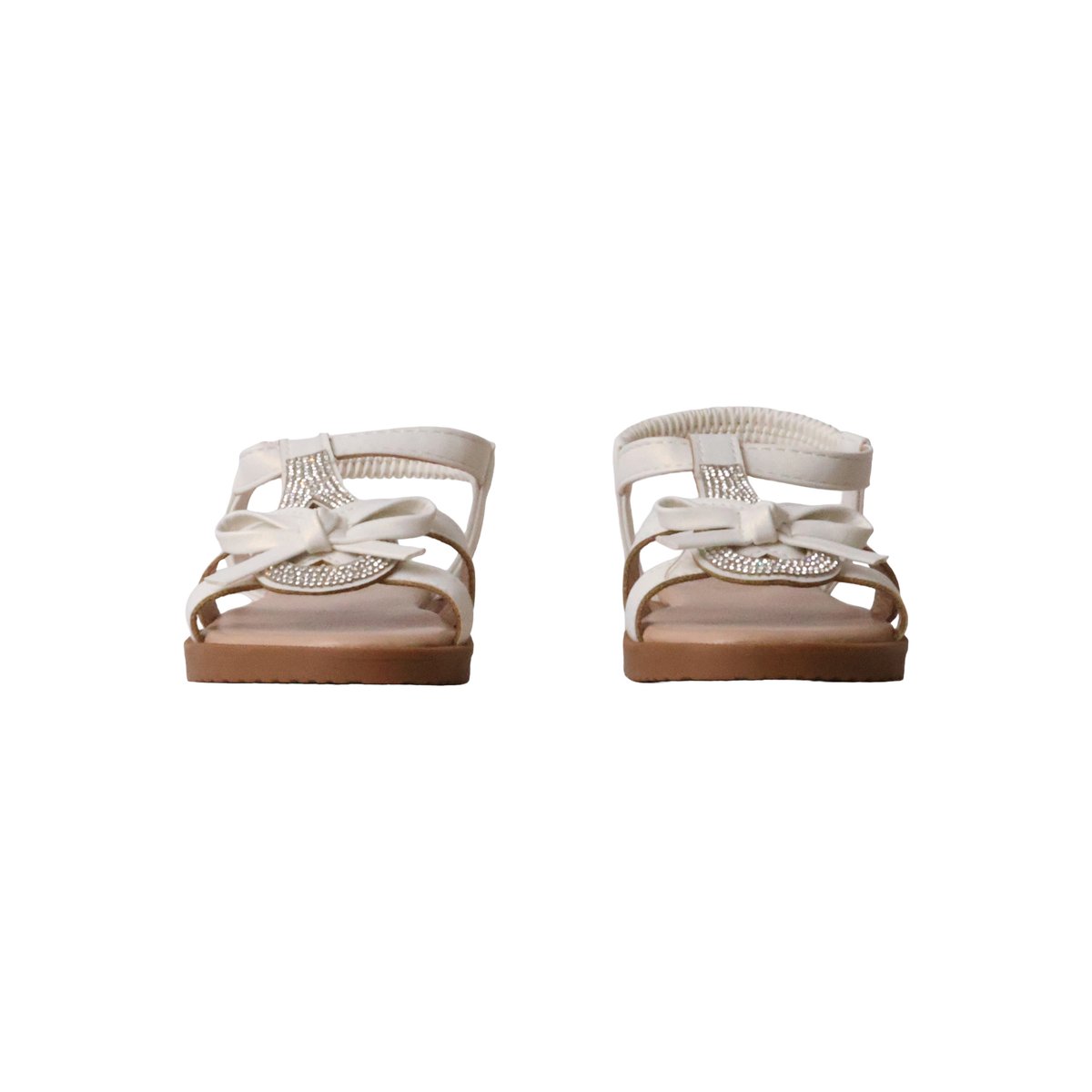 Sandales à Elastique blanc, ENZA NUCCI