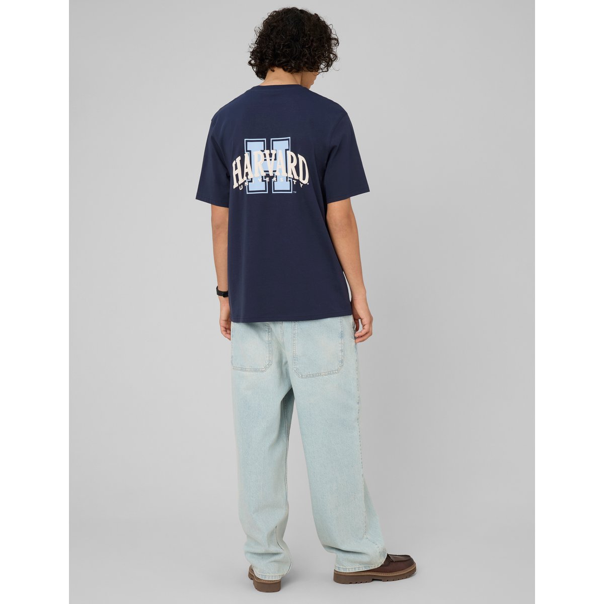 T-shirt licence harvard bleu foncé, BZB