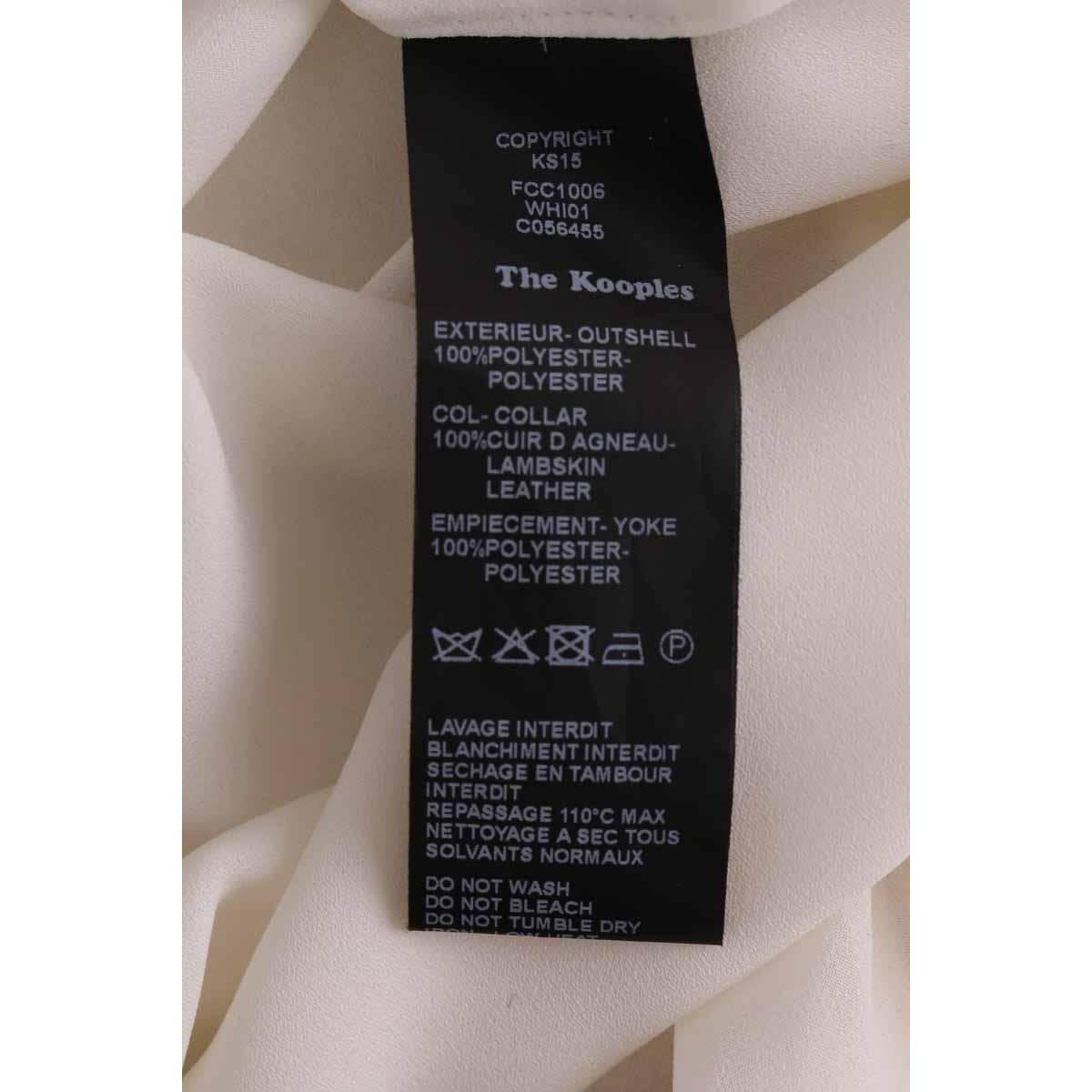 Blouse - Très Bon État blanc, THE KOOPLES