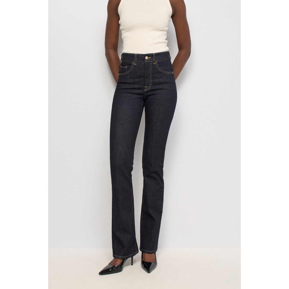 JEAN FAITH PUSH IN BOOTCUT bleu foncé, SALSA JEANS