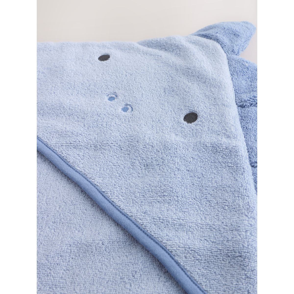 Serviette à capuche pour bébé bleu, NEXT