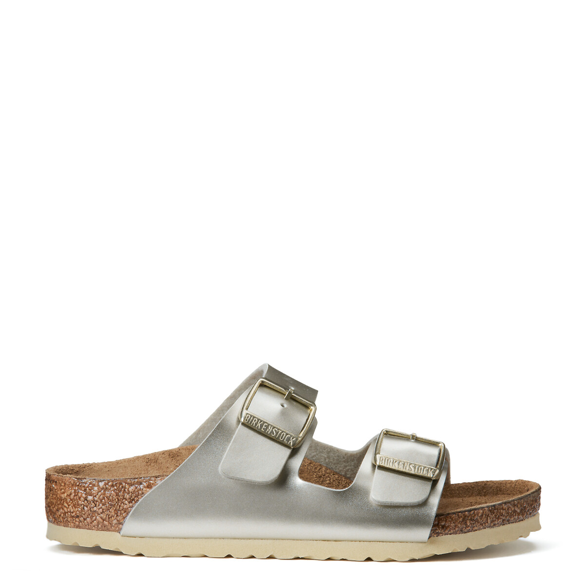 Doppelspangen-Pantoletten Arizona goldfarben, BIRKENSTOCK
