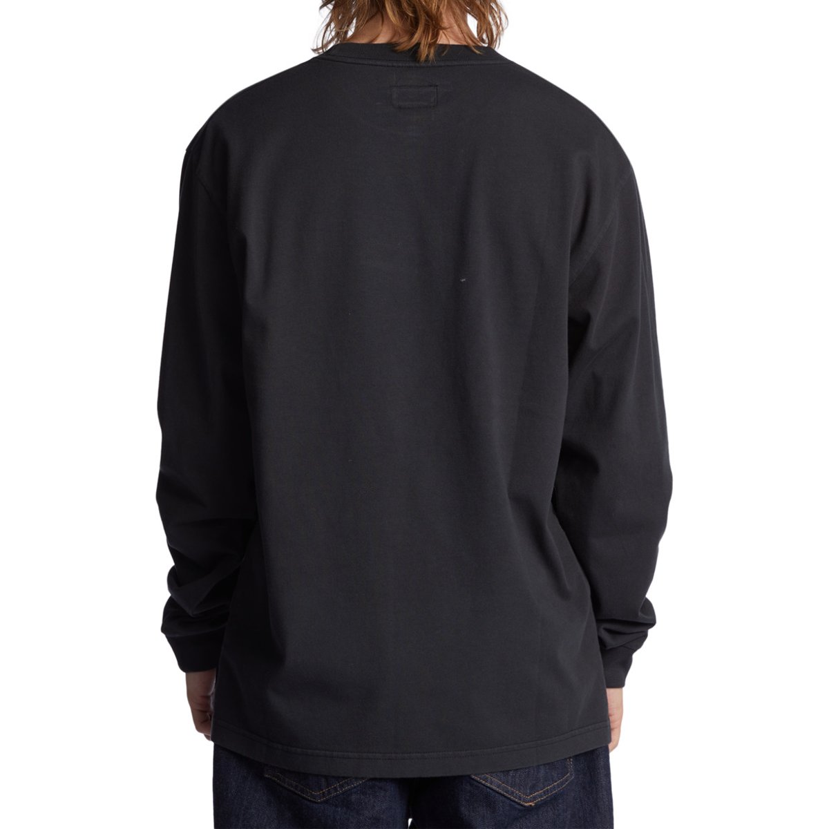 T-shirt manches longues. noir black garment dye, DC SHOES