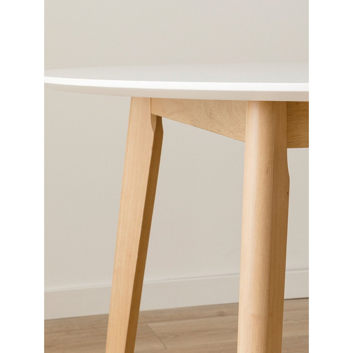Table à manger DM - BASIC beige clair - blanc, KENAY