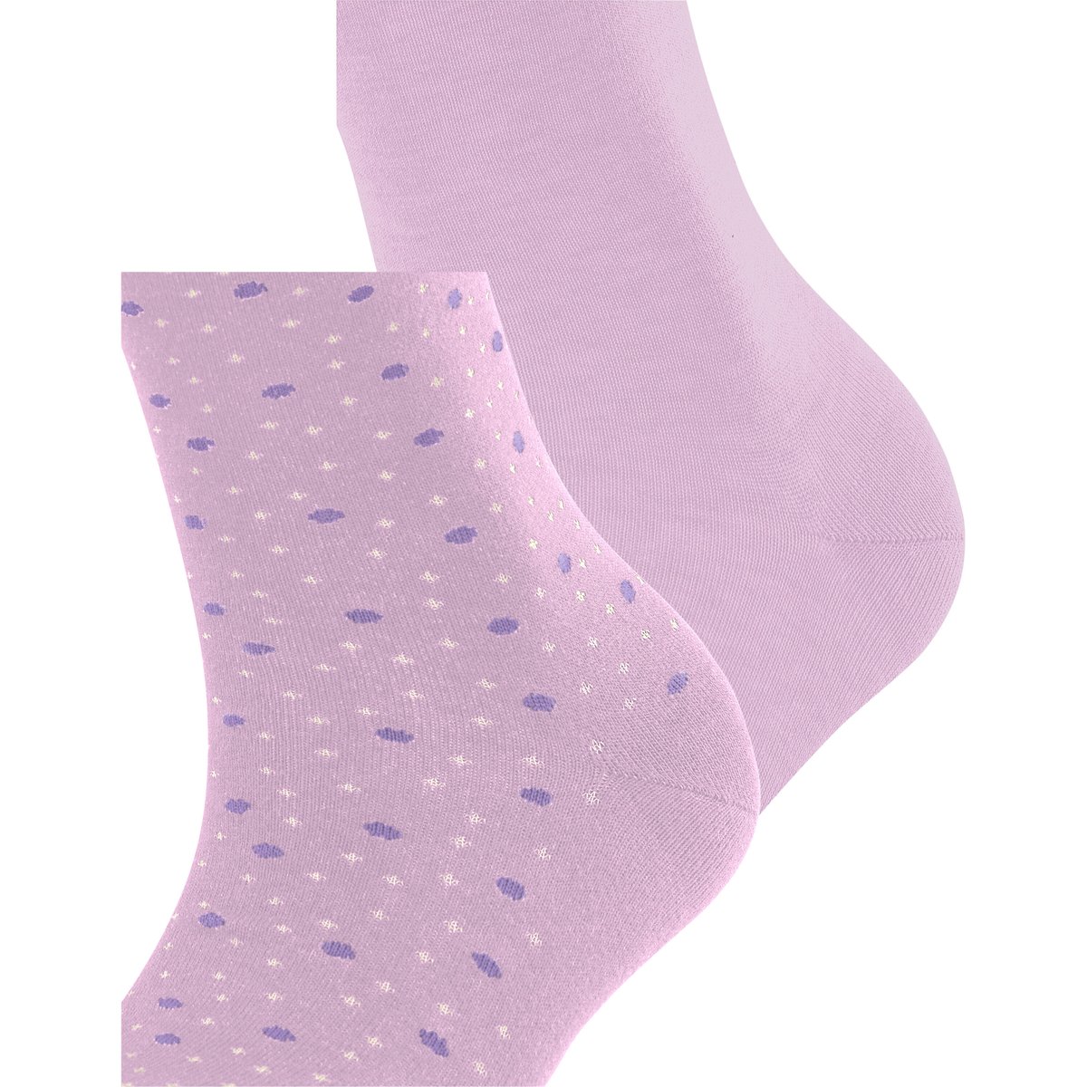 Chaussettes Playful Dot 2-Pack Opaque bleu, ESPRIT