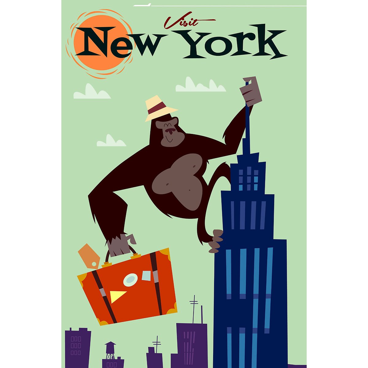 Tableau king- kong tableau alu dibond, HEXOA