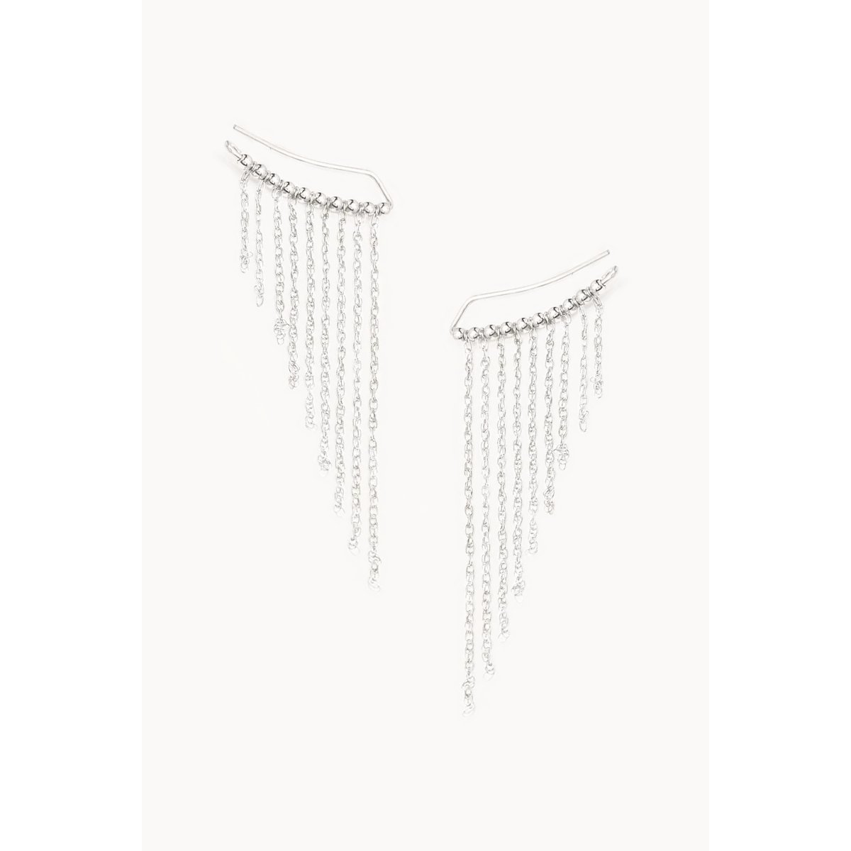 Grand climber franges - Argent argent / droite, YAY PARIS
