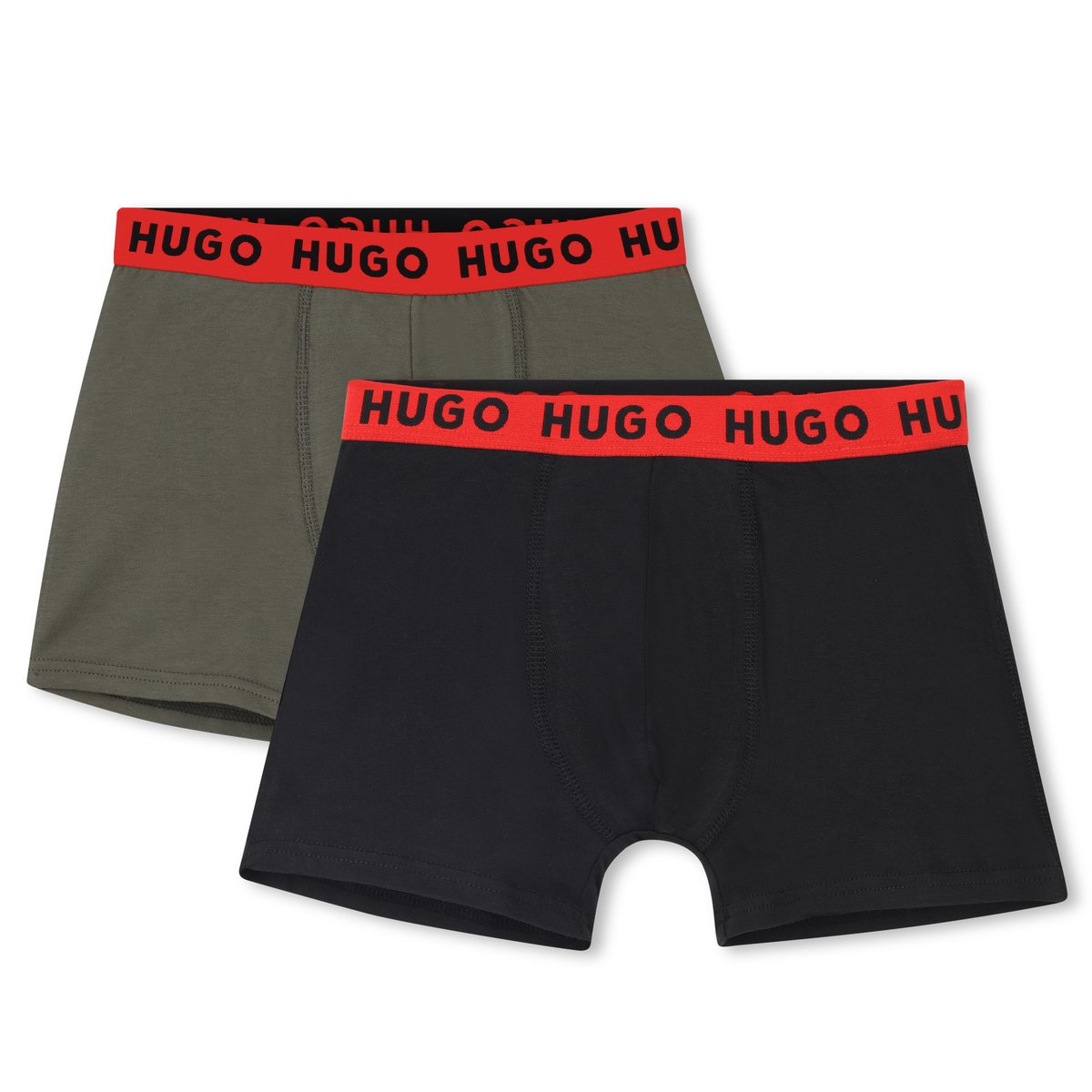 Confezione da 2 boxer black, HUGO KIDSWEAR