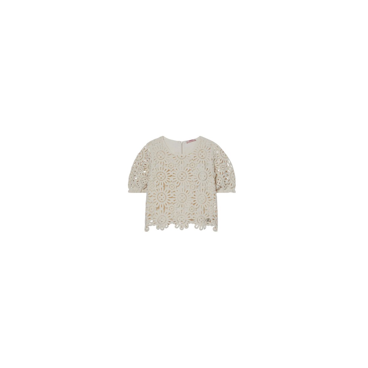 Top en macramé beige, LIU JO