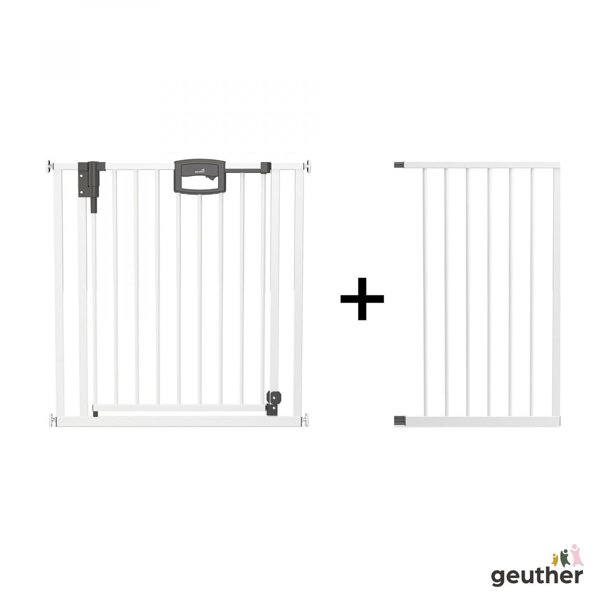 Barrière de porte à pression Easylock Plus métal128,5 cm 136,5 cm couleur unique, GEUTHER