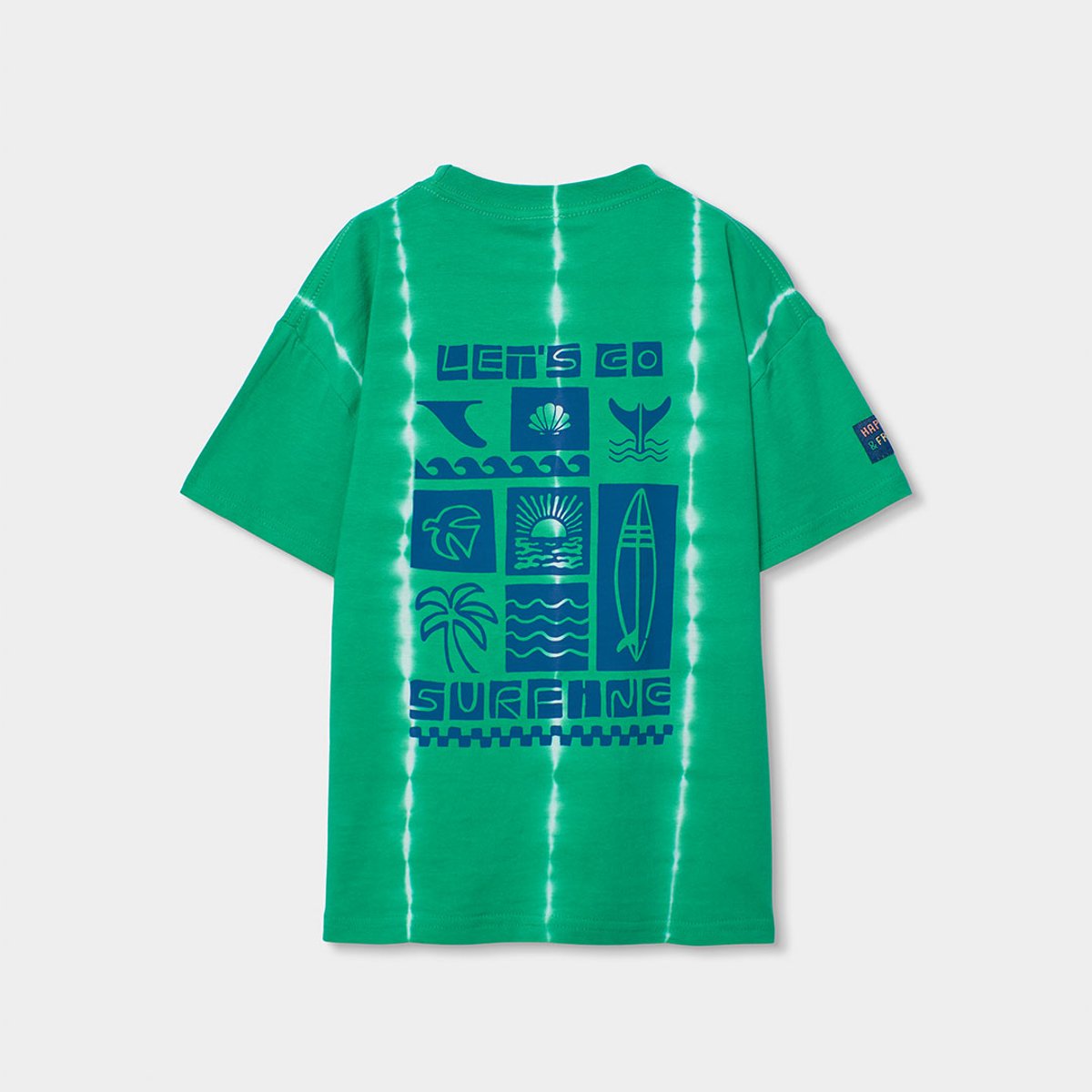 T-shirt enfant coton vert, BOBOLI