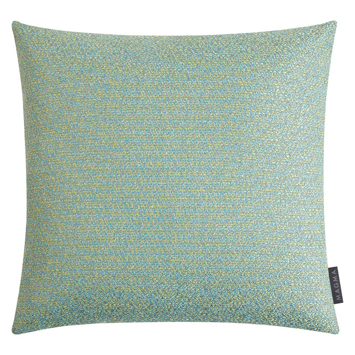 Housse de coussin d'extérieur jacquard SAN REMO bleu-vert turquoise, MAGMA HEIMTEX