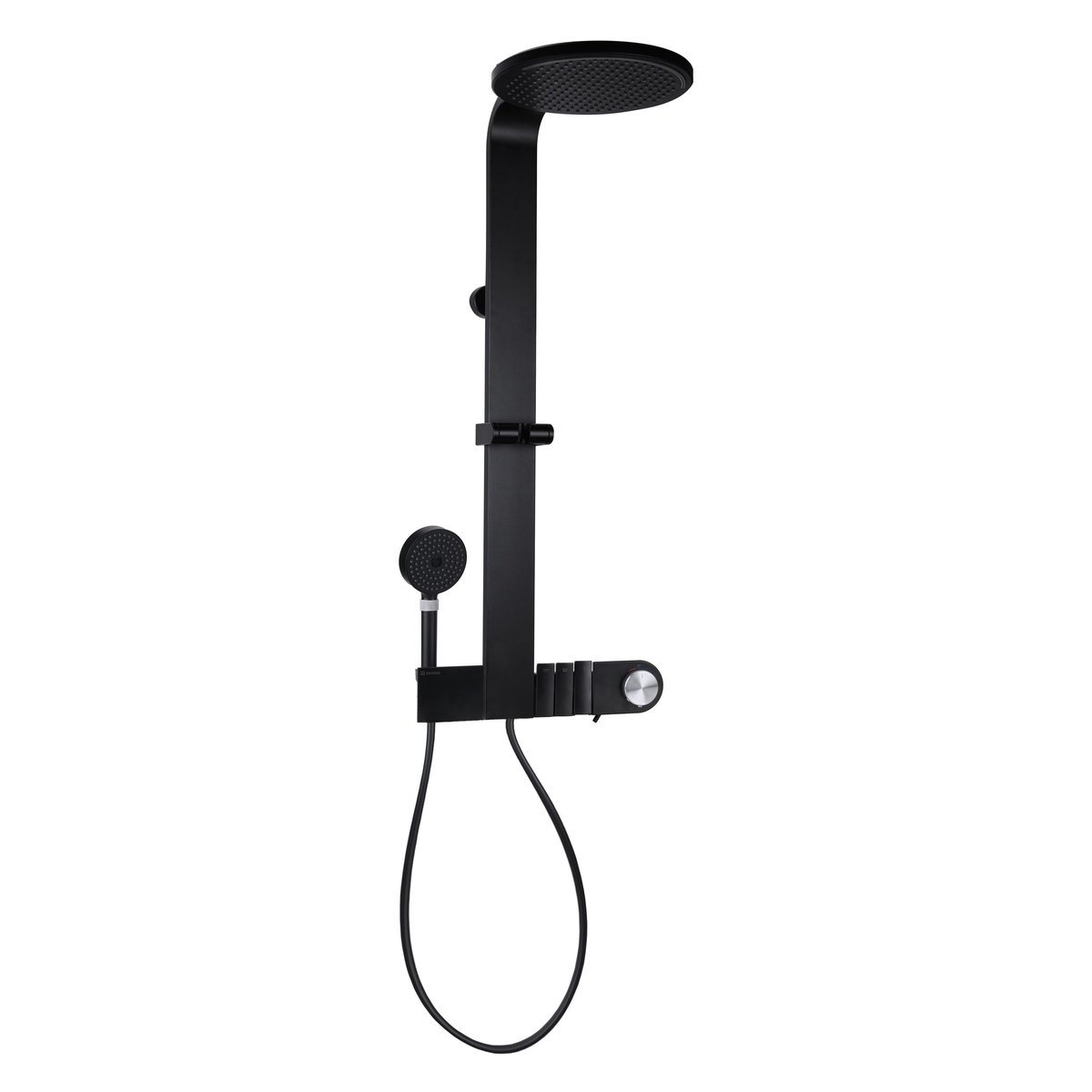 Colonne de douche thermostatique, NEO noir, SENSEA