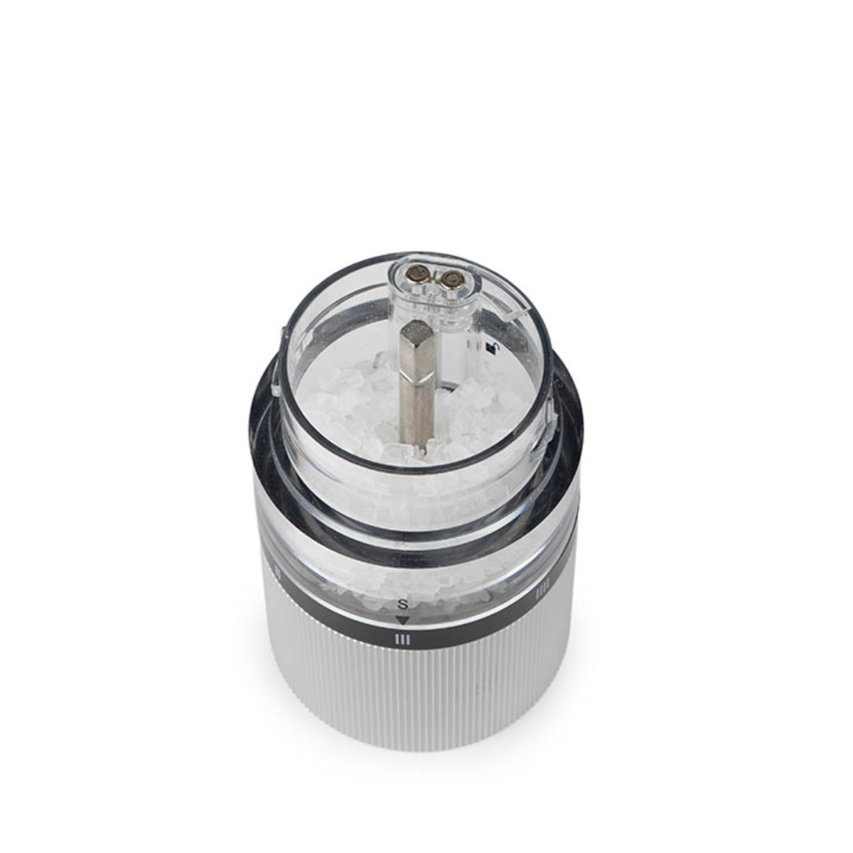 Moulin à sel électrique rechargeable alu, PEUGEOT