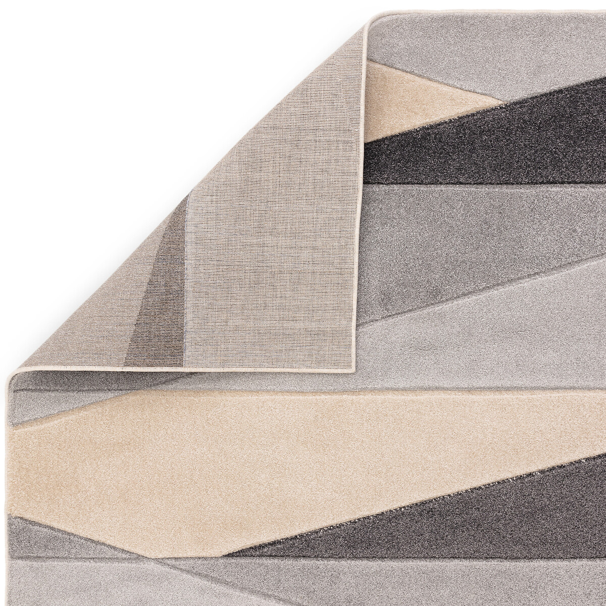Geometric Segment Pattern Rug grey, SO'HOME