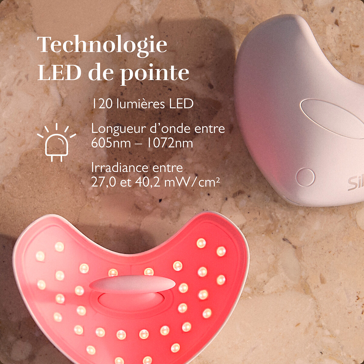 Lumilips LED masker wit, SILKN