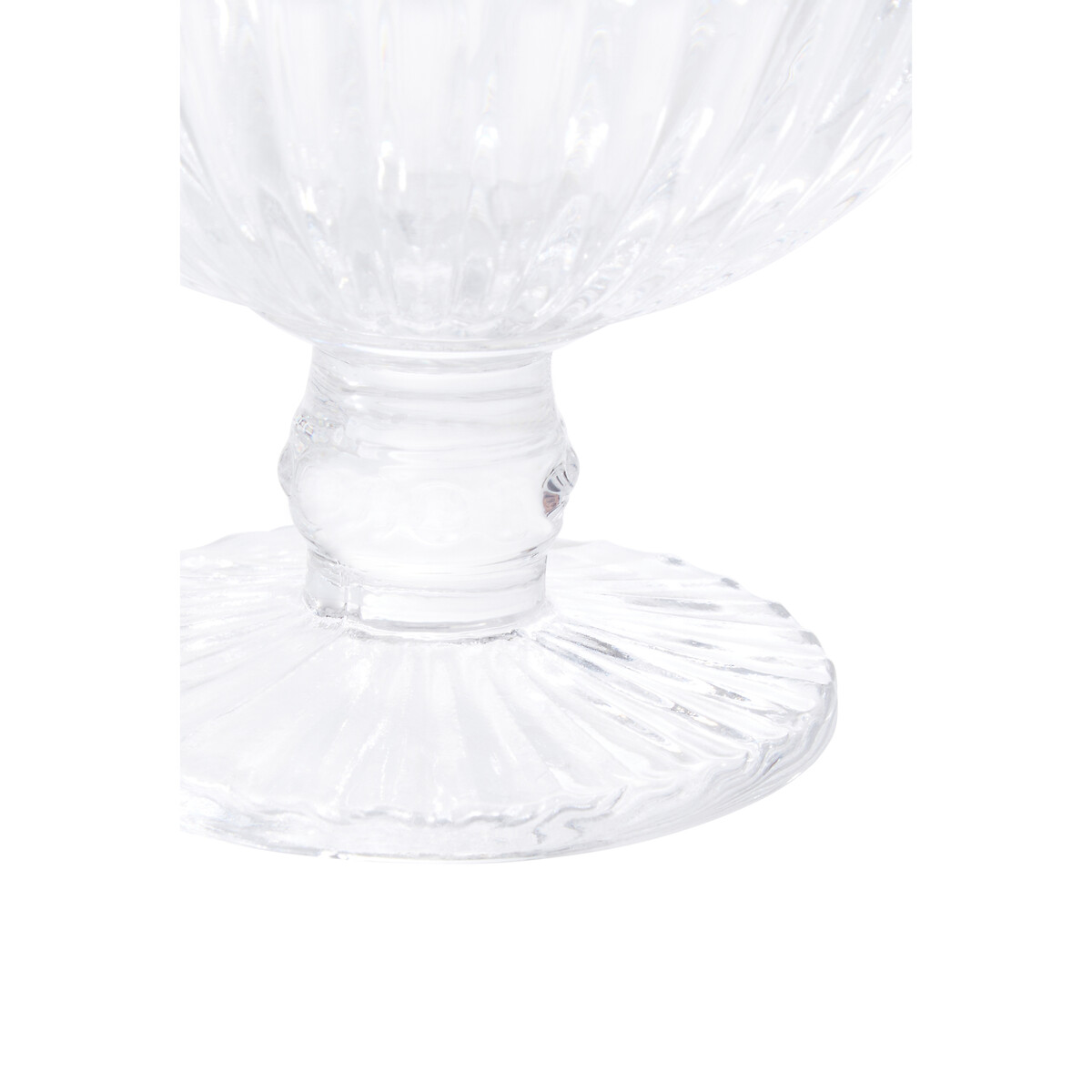 Set of 4 Glass Ice Cream Bowls transparent, SO'HOME