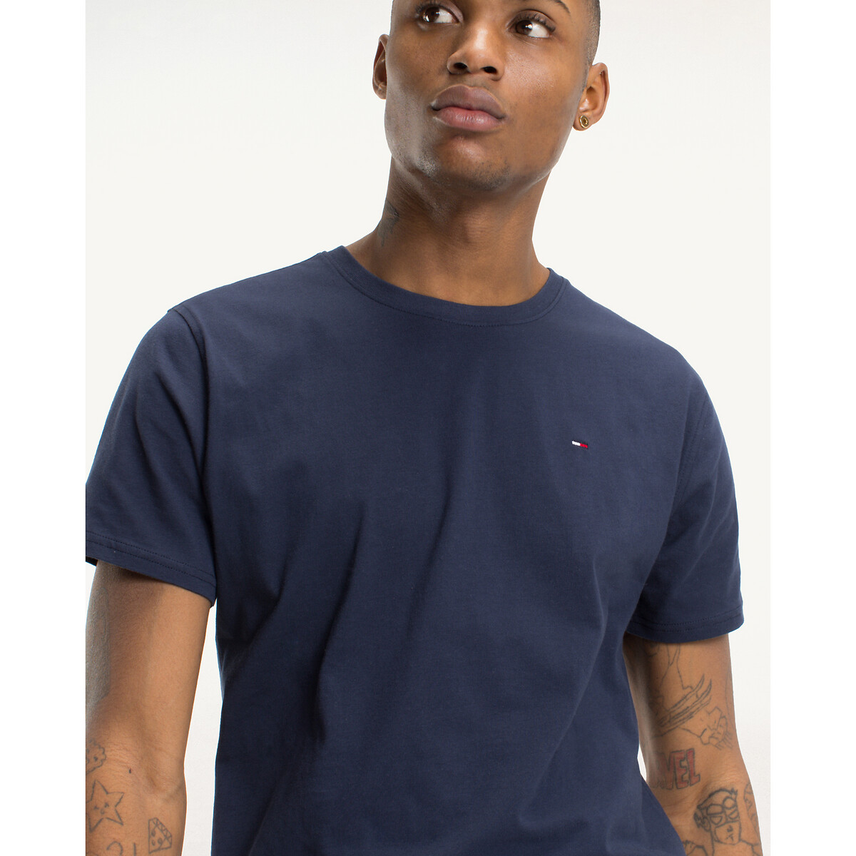 T-shirt Original jersey col rond navy, TOMMY JEANS