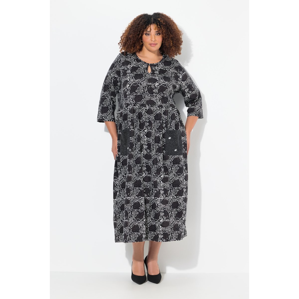 Robe en jersey blanc neige, ULLA POPKEN