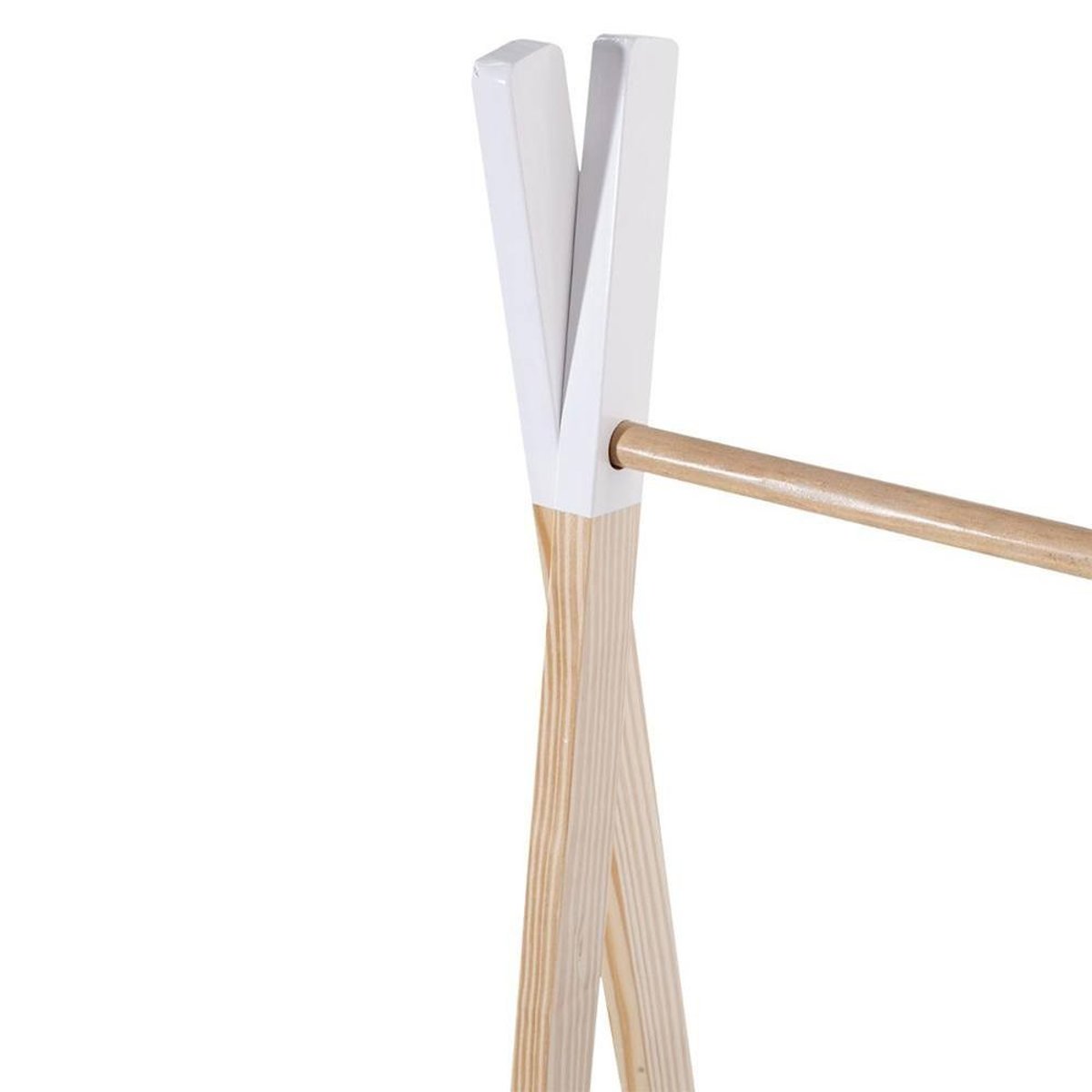 Penderie scandinave blanche pour enfant beige, ATMOSPHERA