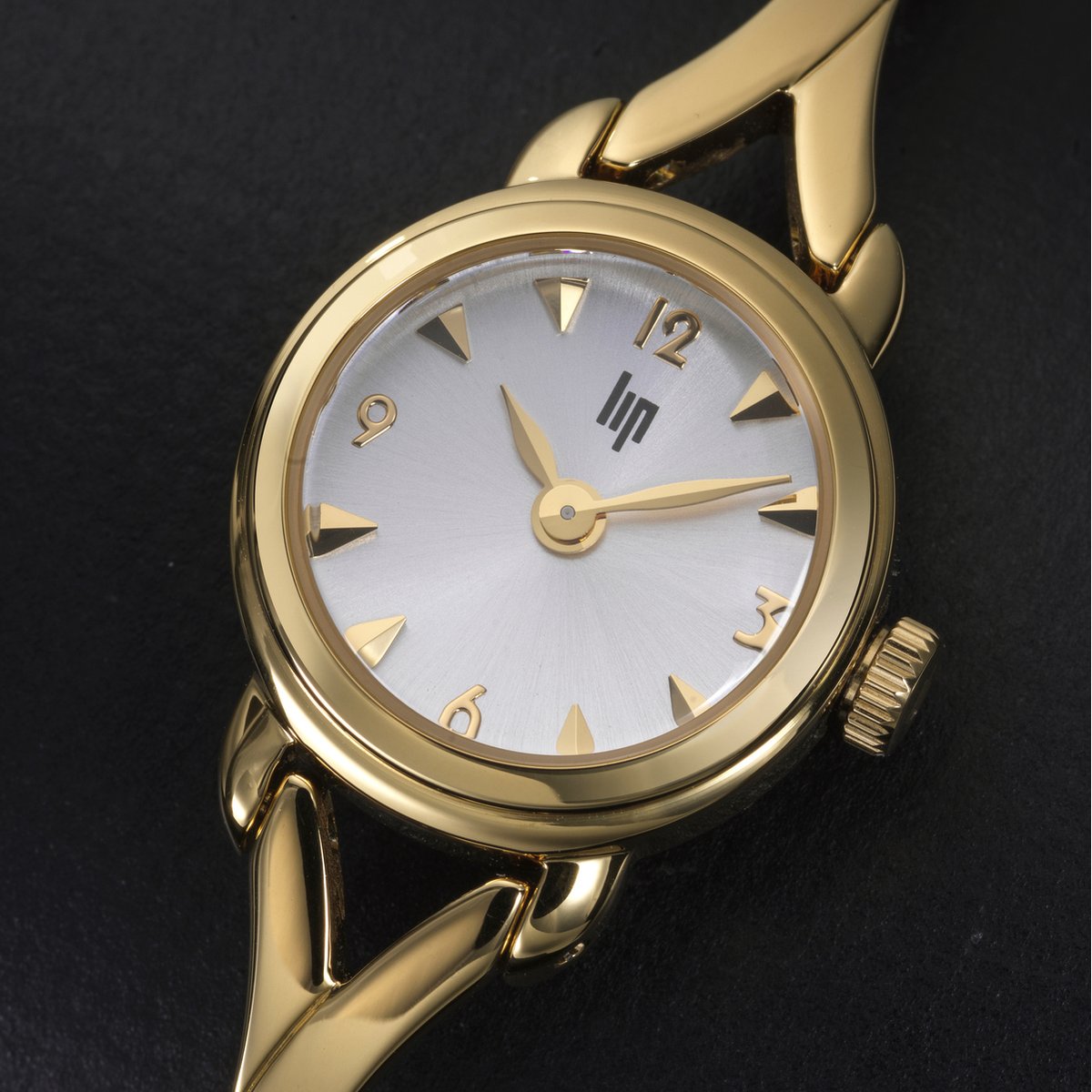 Montre Analogique HENRIETTE doré argenté doré, LIP