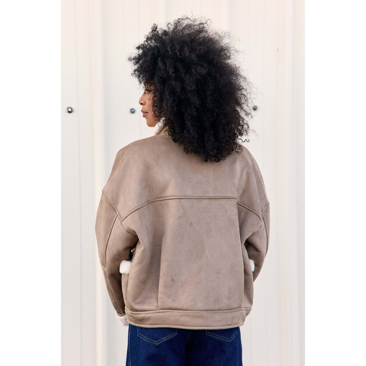 MANTEAU uni NATAL 14-taupe, LA PETITE ETOILE