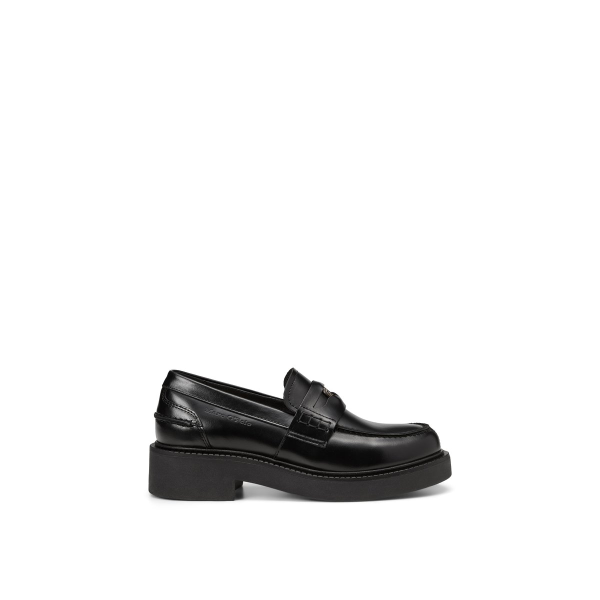 Penny-Loafer avec pièce de monnaie logo noir, MARC O'POLO