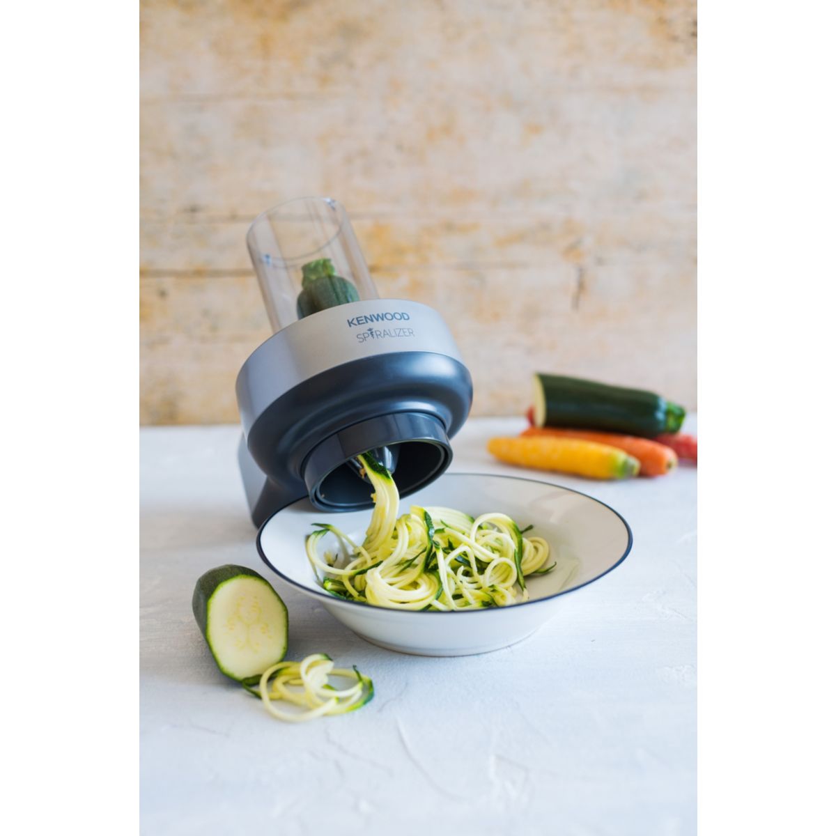 Découpe KAX712PL Découpe aliments Spirale gris et noir, KENWOOD