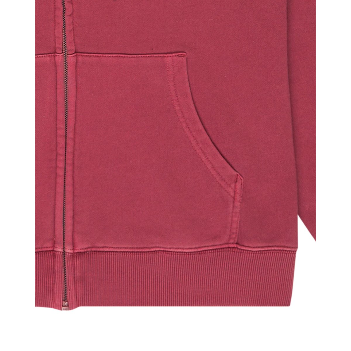 Sweat à capuche zippé LOWCASE violet nocturne, ELEMENT