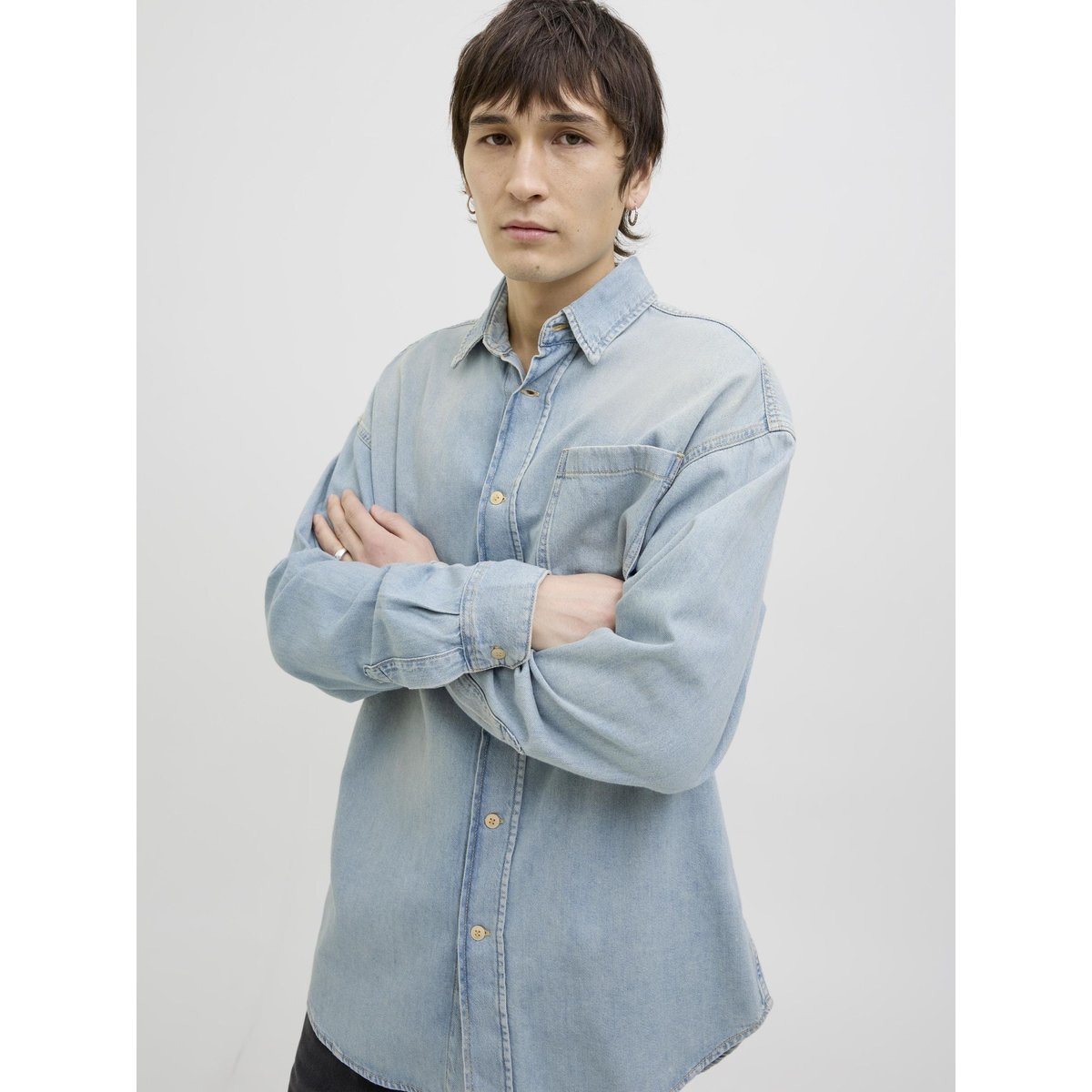 Chemise En Denim blue denim, JACK & JONES
