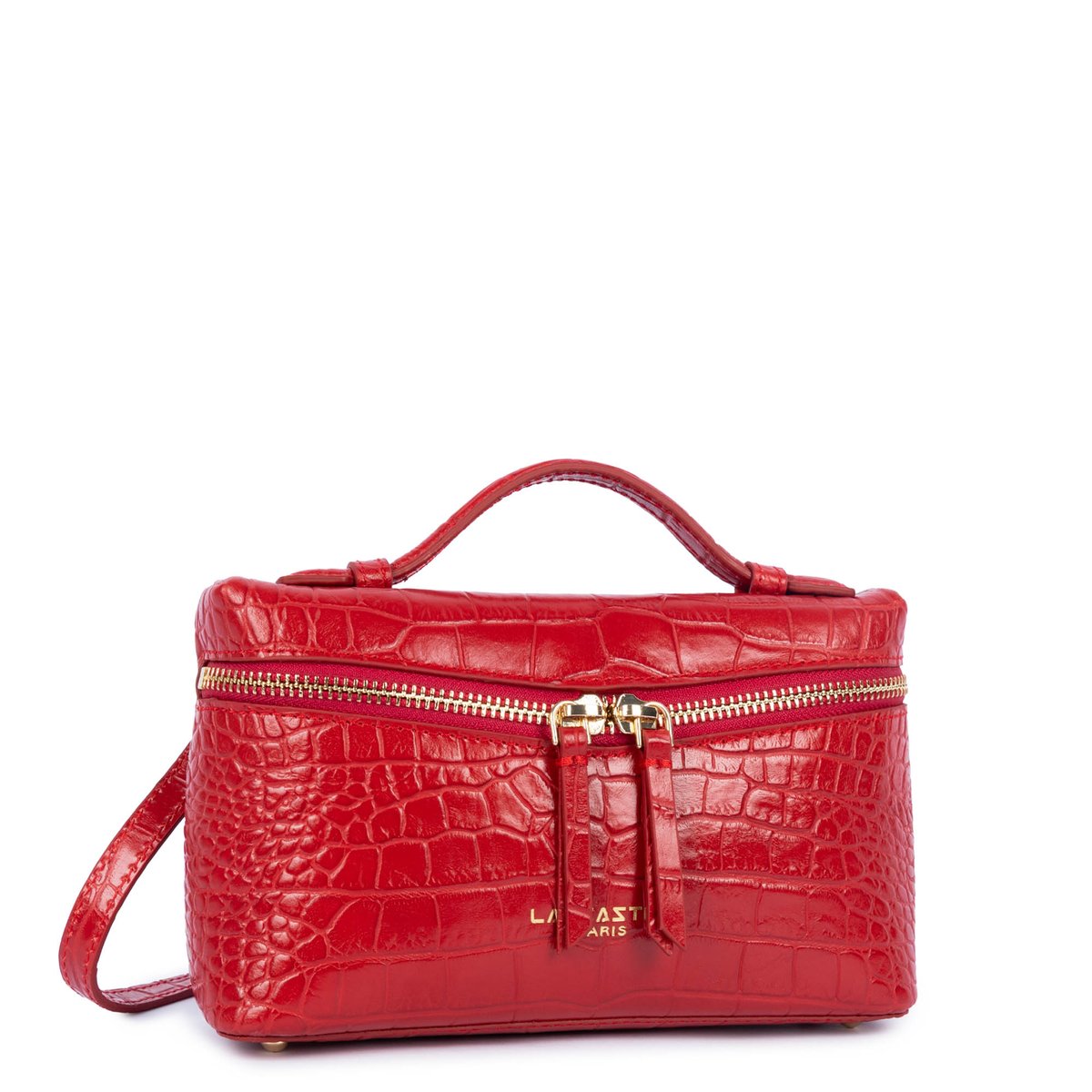 Petit sac boite EXO rouge, LANCASTER