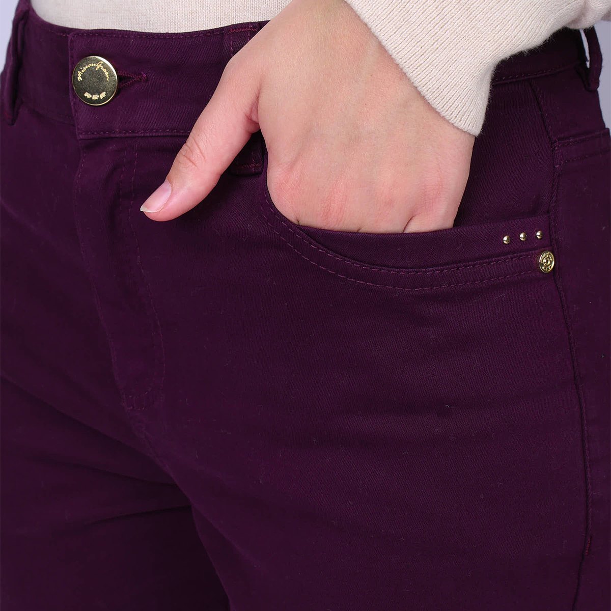 Pantalon Hilena violet, MISE AU GREEN