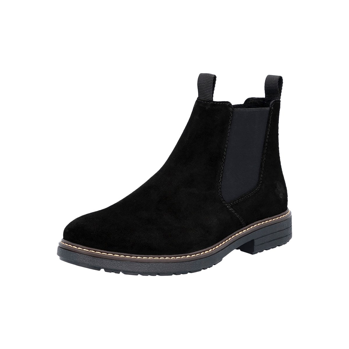 Bottine Cuir Rgd noir, RIEKER