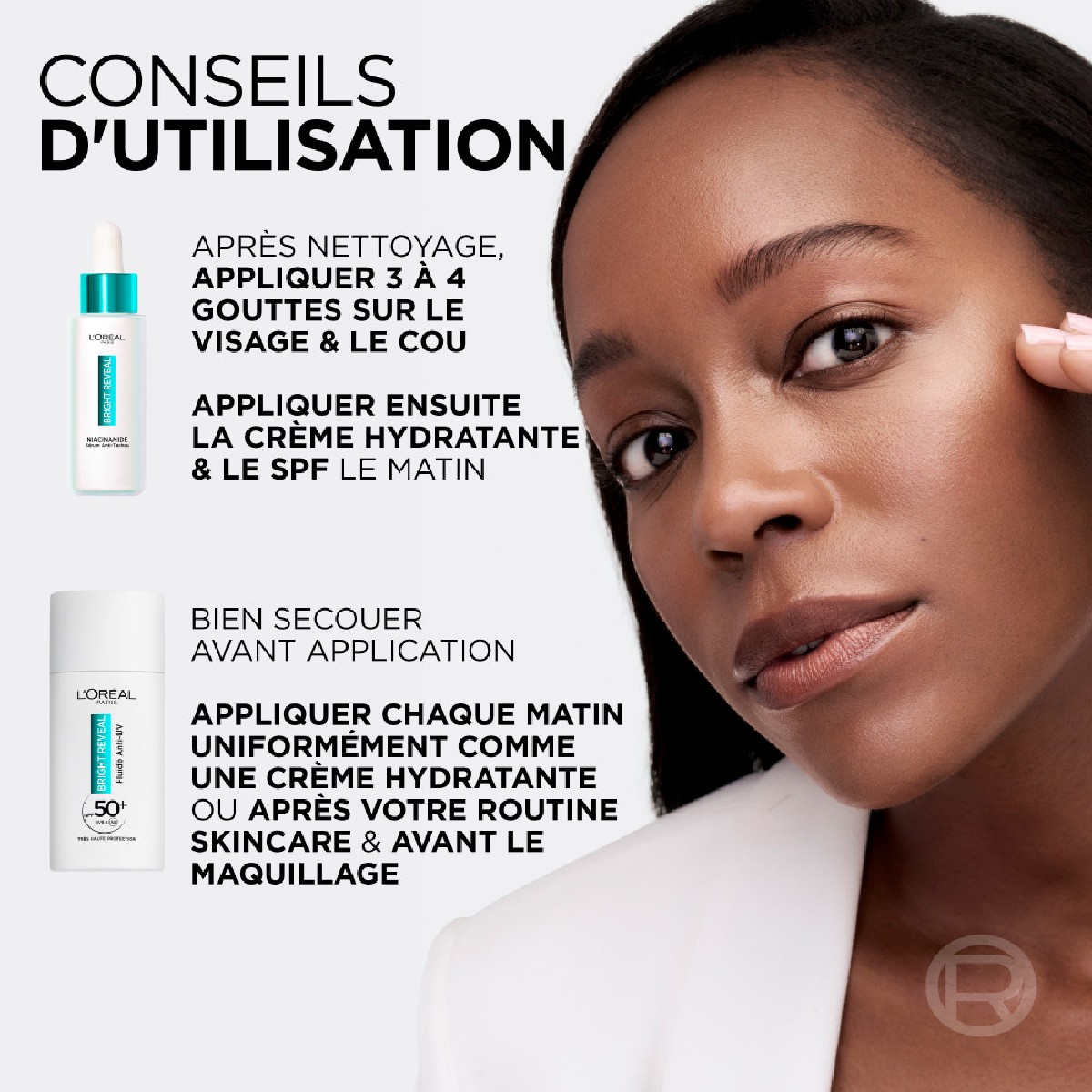 Routine Visage Anti-Taches Niacinamide couleur unique, L'OREAL PARIS