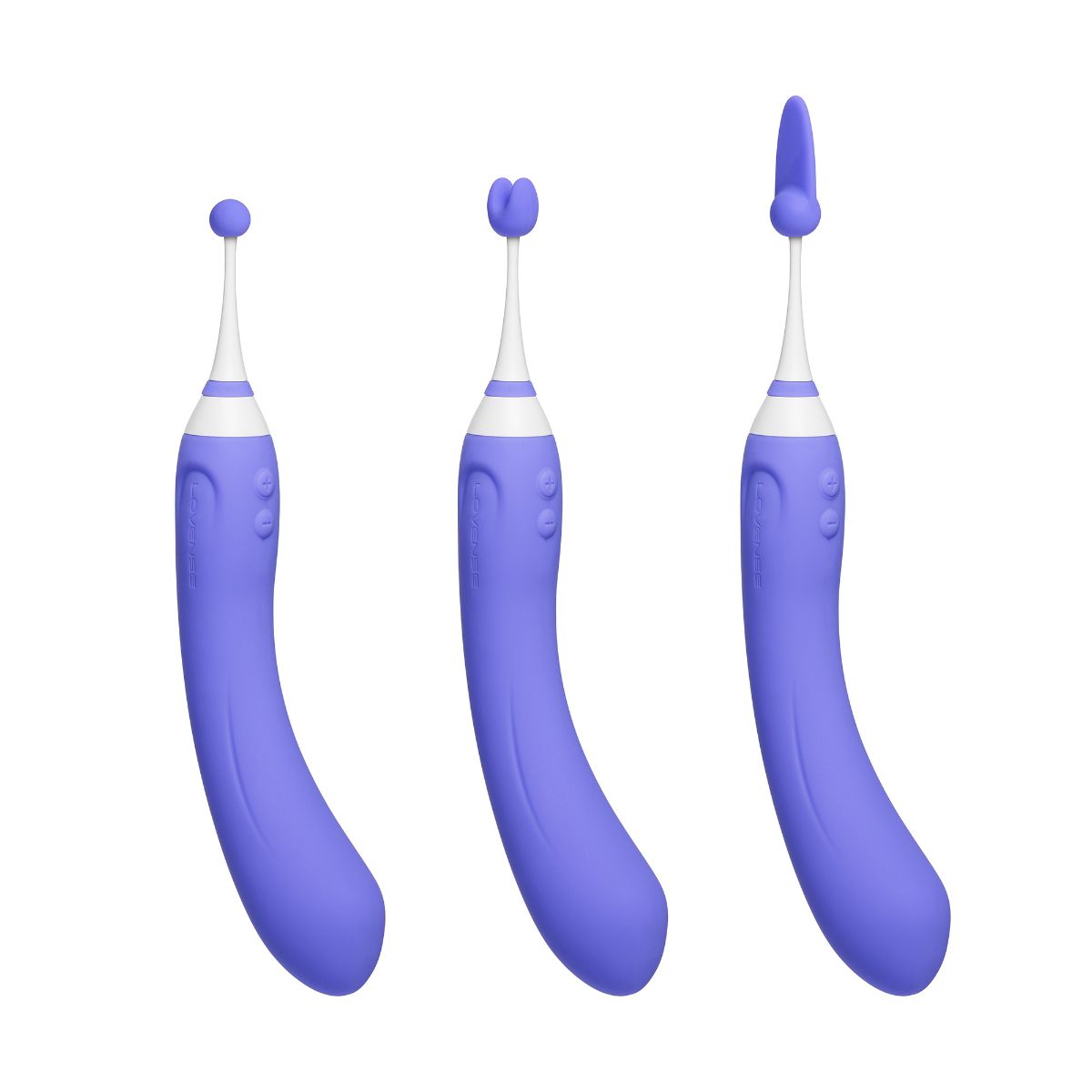 Vibromasseur clitoridien et pour point G avec deux extrémit HYPHY violet, LOVENSE