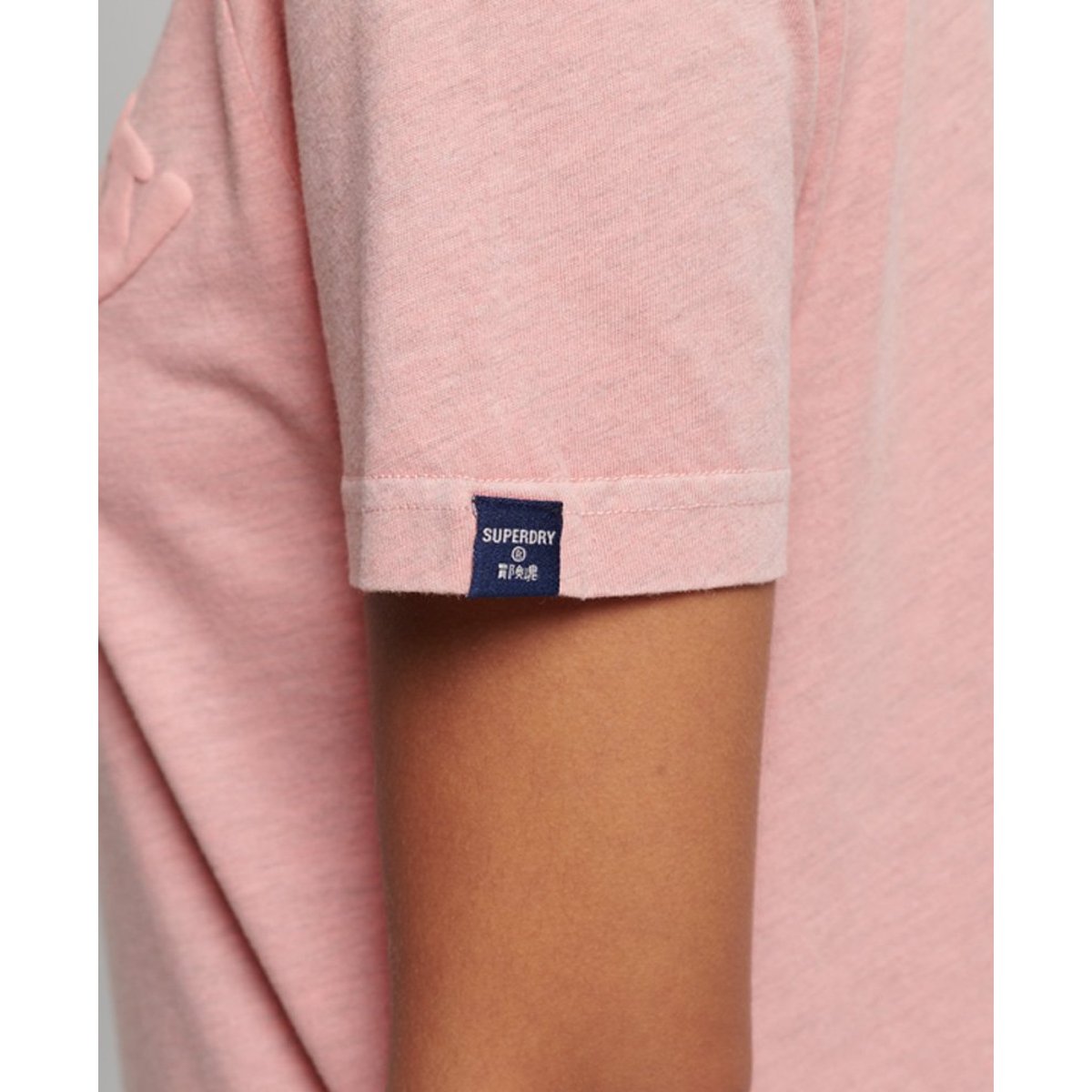 T-shirt à logo Cooper Classic années 1970 poudré, SUPERDRY