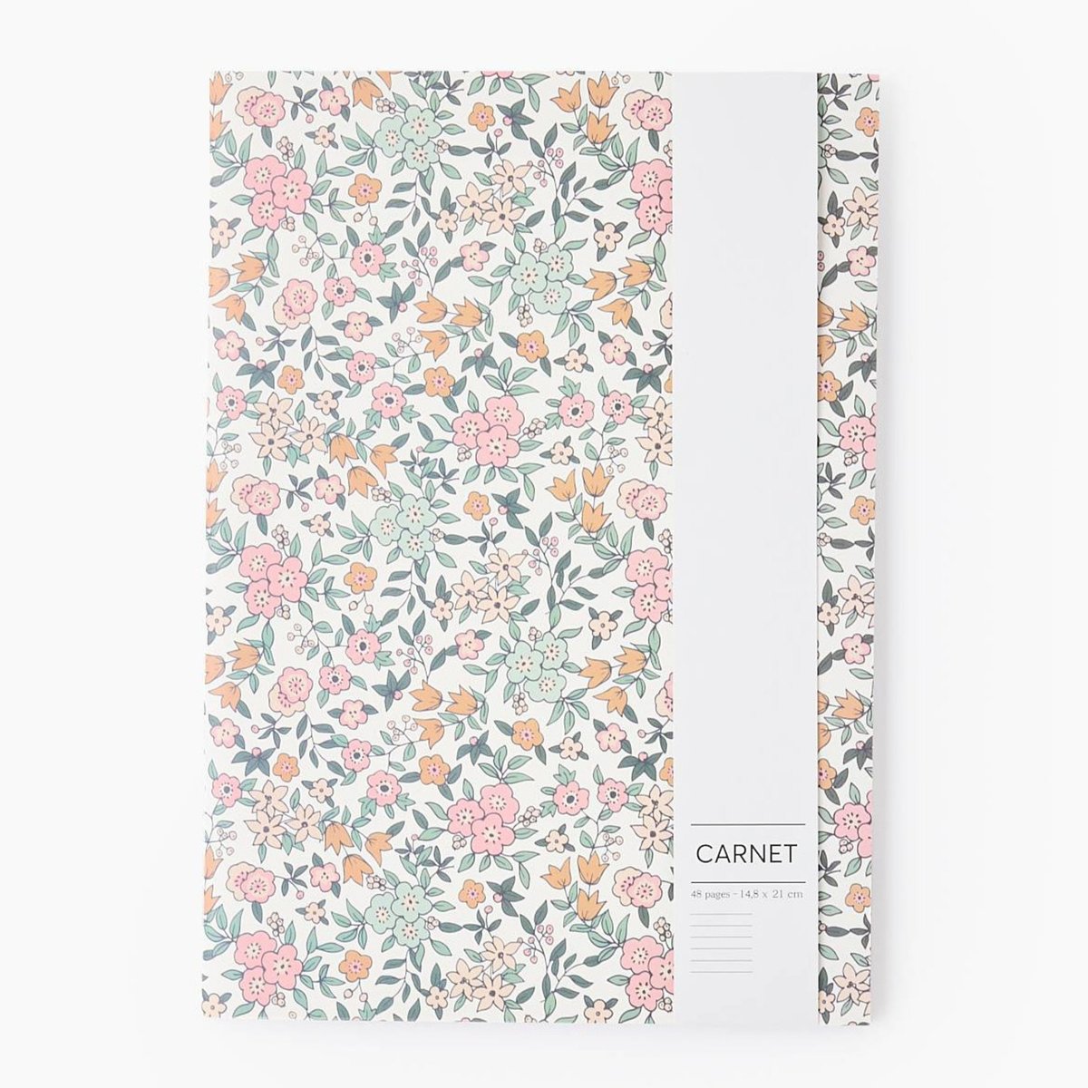 Carnet A5 ligné, 48 pages amaretti, MONOPRIX