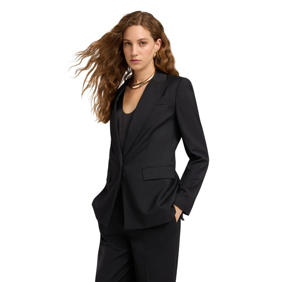 Blazer croisé noir, MOTIVI
