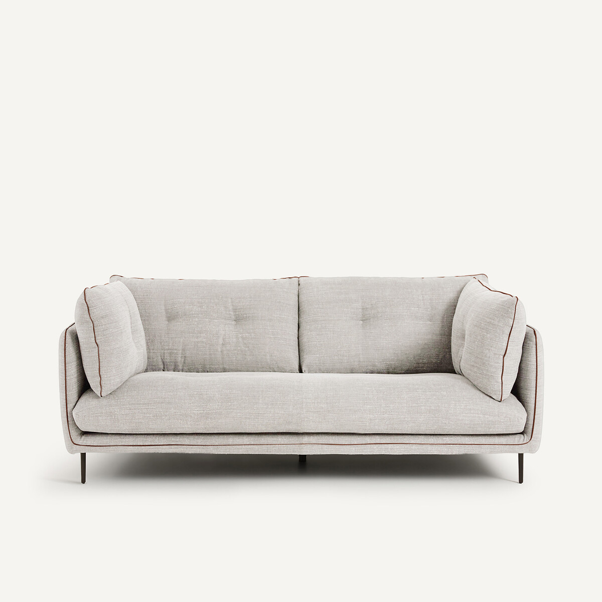 Kompaktes Sofa, aus Baumwolle und Leinen, BOTERO beige, AM.PM