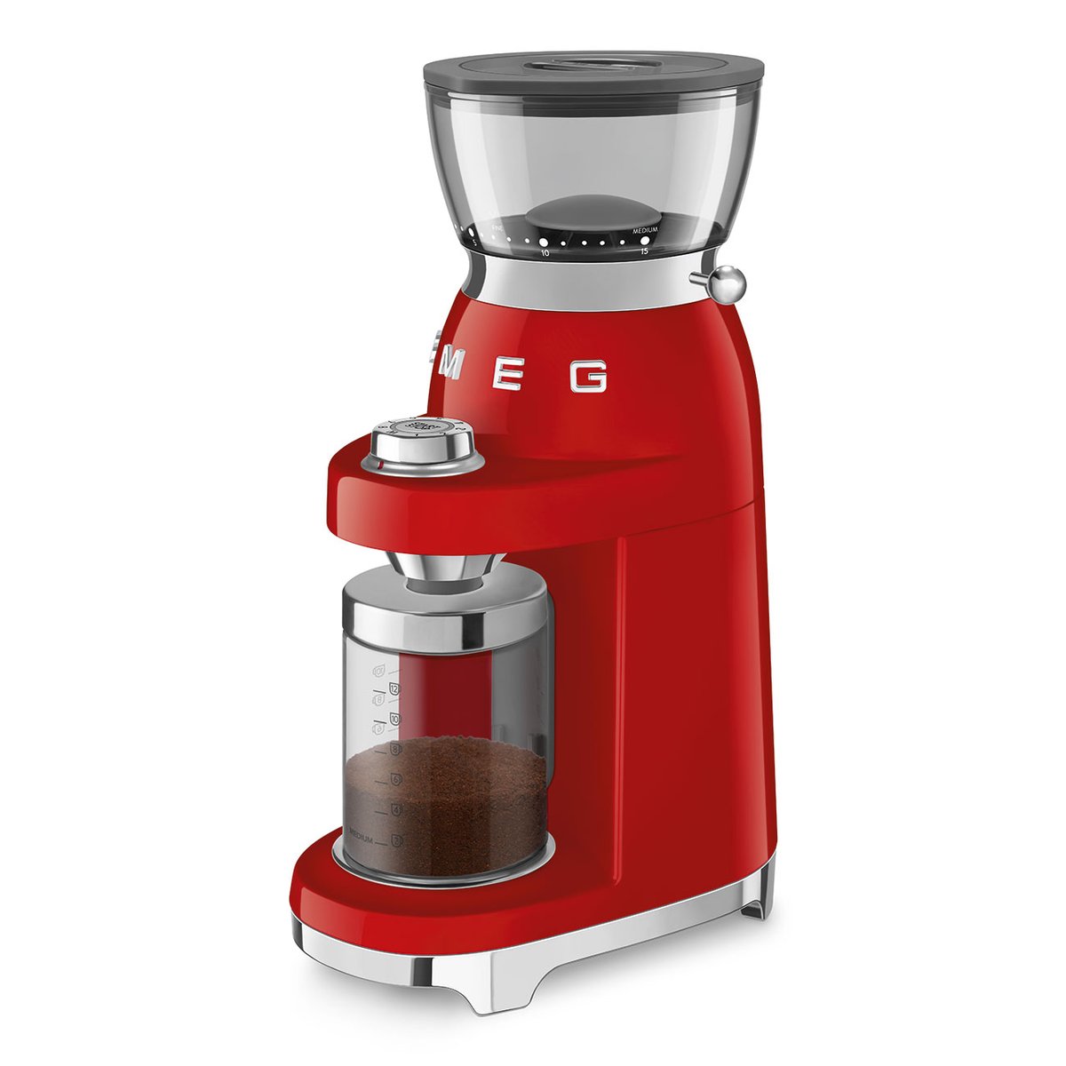 Broyeur à cafe CGF03 rouge brillant, SMEG